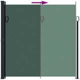  Bočna tenda na uvlačenje tamnozelena 200 x 600 cm | shoptok.hr