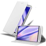 Cadorabo Ohišje, združljivo z ZTE Axon 7 MINI v klasično srebrno - Zaščitni ovitek z magnetnim zapiranjem, stoječo funkcijo in režo za kartice, (20564435) | Shoptok.si