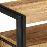  Stolići za kavu Crni 120x33x75 cm Masivno drvo manga i Metal | shoptok.hr