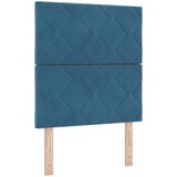  Boxspring krevet s madracem Plava 80 x 200 cm Baršun | shoptok.hr