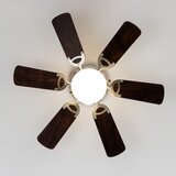  ZEVENTI - Stropni ventilator GALDANA 1xE27/60W/230V braon/bež | Eponuda.com