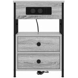  Noćni ormar 2 pcs Siva Sonoma 40 x 31 x 60 cm Konstruirano drvo | Eponuda.com
