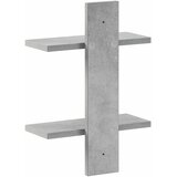  Zidna polica Betonska siva 30 x 13.5 x 43 cm Prerađeno drvo | shoptok.hr