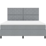 Krevet s oprugama i madracem svijetlo siva 180x200 cm tkanina | shoptok.hr