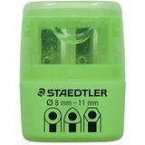 Staedtler Šilček PVC, dvojni, neon zelen | Shoptok.si