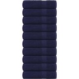 vidaXL Ručnici z tuširanje 10 kom modri 70x140 cm 360 gsm 100% pamuk | shoptok.hr