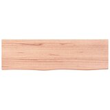  Zidna polica svjetlosmeđa 100x30x(2-4) cm obrađena hrastovina | shoptok.hr