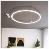 lux - led plafonsko svetlo oracle slim LED/37W/230V 2700K prečnik 70 cm belo
