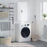 The Living Store Stenska omarica bela 34,5x34x90 cm inženirski les - Stenska Omarica, (21435770) | Shoptok.si