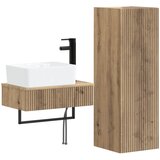  Set namještaja za kupaonicu 2 kom. Hrast artisan Smeđa 33 x 34,5 x 100 cm | shoptok.hr
