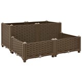 Furnova Visoka greda 80x80x38 cm polipropilen, (21922070) | Shoptok.si
