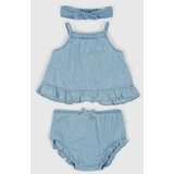 GAP Baby denim set with headband - Girls Cene