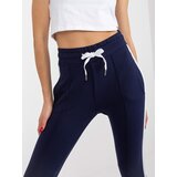 RUE PARIS Sweatpants-LO-DR-LK-239.14-navy blue | Shoptok.si