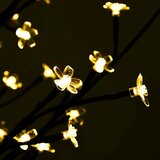  Drvce rascvjetane tre&amp;scaron;nje 84 tople bijele LED žarulje 120 cm Slike