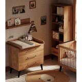 Pinio Nizka otroška komoda v dekorju bukve v naravni barvi 100x92 cm Retro – | Shoptok.si