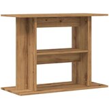 vidaXL Stalak za akvarij Artisan hrast 80x35x60 cm izrađeno drvo | shoptok.hr