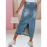 DStreet Spódnica jeansowa maxi MAXI LONG niebieska | Shoptok.si