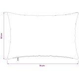  Presvlaka za jastuk 6 kom. HEERLEN Žuta 50 x 75 cm - Osnovni Žuta 6 | shoptok.hr