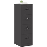 Kabinet za datoteke s ladicama 2 pcs Crna 44 x 50 x 139 cm | shoptok.hr