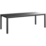 Ambia Garden VRTNA MIZA kovina, steklo temno siva | Shoptok.si