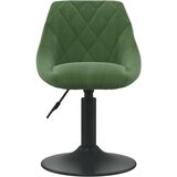 vidaXL Okretne blagovaonske stolice 4 kom tamnozelene baršunaste | shoptok.hr