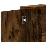  Komoda 2 kom dimljeni hrast 60x31x70 cm od konstruiranog drva | shoptok.hr