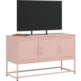 vidaXL TV omarica roza 100,5x39x60,5 cm jeklo | Shoptok.si