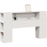 vidaXL Vzglavje s predelki bela 140 cm trdna borovina, (21532438) | Shoptok.si