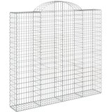  Lučne gabionske košare 6 kom 200x50x180/200cm pocinčano željezo | shoptok.hr