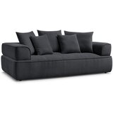 Bobochic Paris Temno siva sedežna garnitura iz šenilje 237 cm Whesley – | Shoptok.si