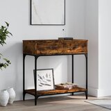 vidaXL Konzolni stol boja hrasta 75 x 34 5 x 75 cm konstruirano drvo Cijene