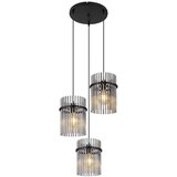 Globo 15698-3HR - Luster na sajli GORLEY 3xE27/60W/230V Ø 47 cm crna | Eponuda.com