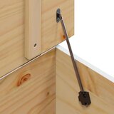  Stolić za kavu s ladicama Bijela i medeno smeđa 79.5 x 79.5 x 49 cm - Bijela i medeno smeđa | shoptok.hr