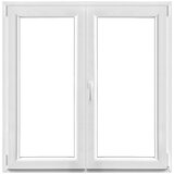 PVC prozor bez kvake (Š x V: 120 x 120 cm, DIN desno, Bijele boje) | shoptok.hr
