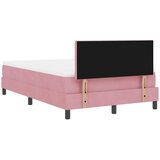  Krevet s opruga kutije Ružičasta 120 x 190 cm Baršun | shoptok.hr