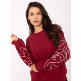 RELEVANCE Blouse-RV-BZ-A176.56-burgundy | Shoptok.si