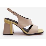 S. BARSKI Women's Sandals on Wedge Beige D&A | shoptok.hr