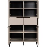 Livetastic VISOKA KOMODA, črna, peščene barve | Shoptok.si