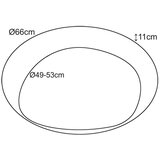 Top Light - LED prigušiva stropna svetiljka LED/51W/230V 3000-6500K + daljinski upravljač | Eponuda.com