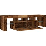 TV ormarić LED boja drva 140 x 36 5 x 40 cm konstruirano drvo | shoptok.hr