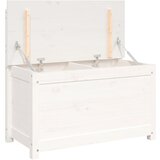vidaXL Klop bela 80x41x77 cm trdna borovina, (20697931) Cene