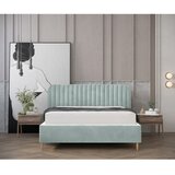 Maison de Rêve Mentol zeleni tapecirani bračni krevet s prostorom za odlaganje s podnicom 120x200 cm Noto – | shoptok.hr