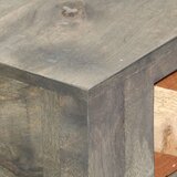  Konzolni stol sivi 86 x 30 x 76 cm od masivnog drva manga | Eponuda.ba