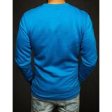 DStreet Bluza męska gładka niebieska | Shoptok.si