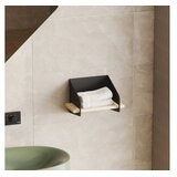 Hanah home Zidna polica s kratkim krakom, 30x20x19 cm, Crna | Eponuda.ba