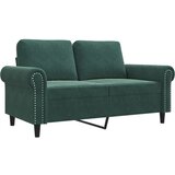  The Living Store Dvosed temno zelen 120 cm žamet - Dvosed, (21495134) | Shoptok.si