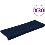 vidaXL Samoljepljivi otirači za stepenice 30 kom tamnoplave 65x21x4 cm | shoptok.hr