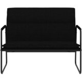  Klupa crna 100x64x80 cm od tkanine | shoptok.hr