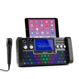 Auna DiscoFever LED Bluetooth Karaoke napravaLED 7" TFT zaslon CD USB črne barve Cene