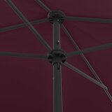  Suncobran za plažu bordo 200 x 125 cm | shoptok.hr
